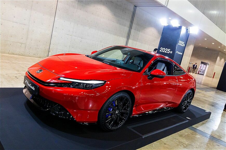 ホンダの展示内容（筆者撮影）