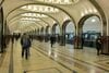 モスクワは地下鉄に乗るだけでも情緒豊かな旅ができた