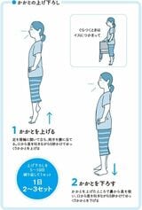 かかとの上げ下ろし