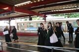 「バック・トゥ・ホグワーツ」特別イベント。豊島園駅に到着（記者撮影）