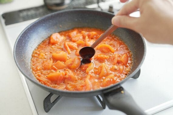 煮詰めたトマト