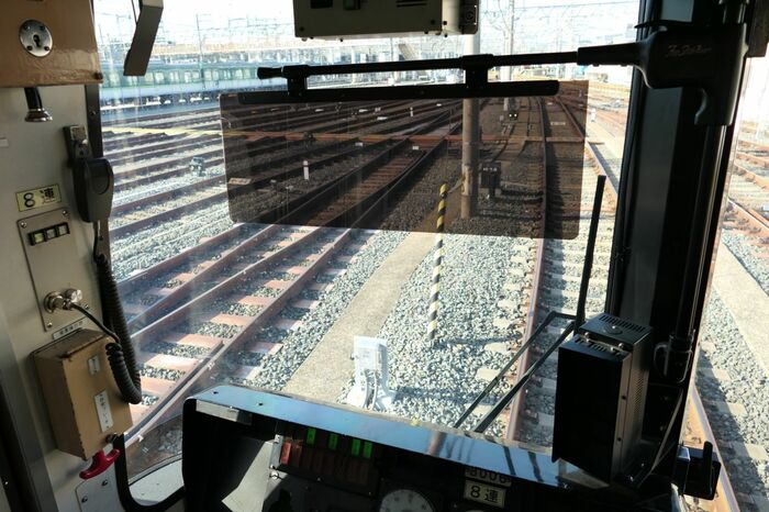 運転席のサンバイザー