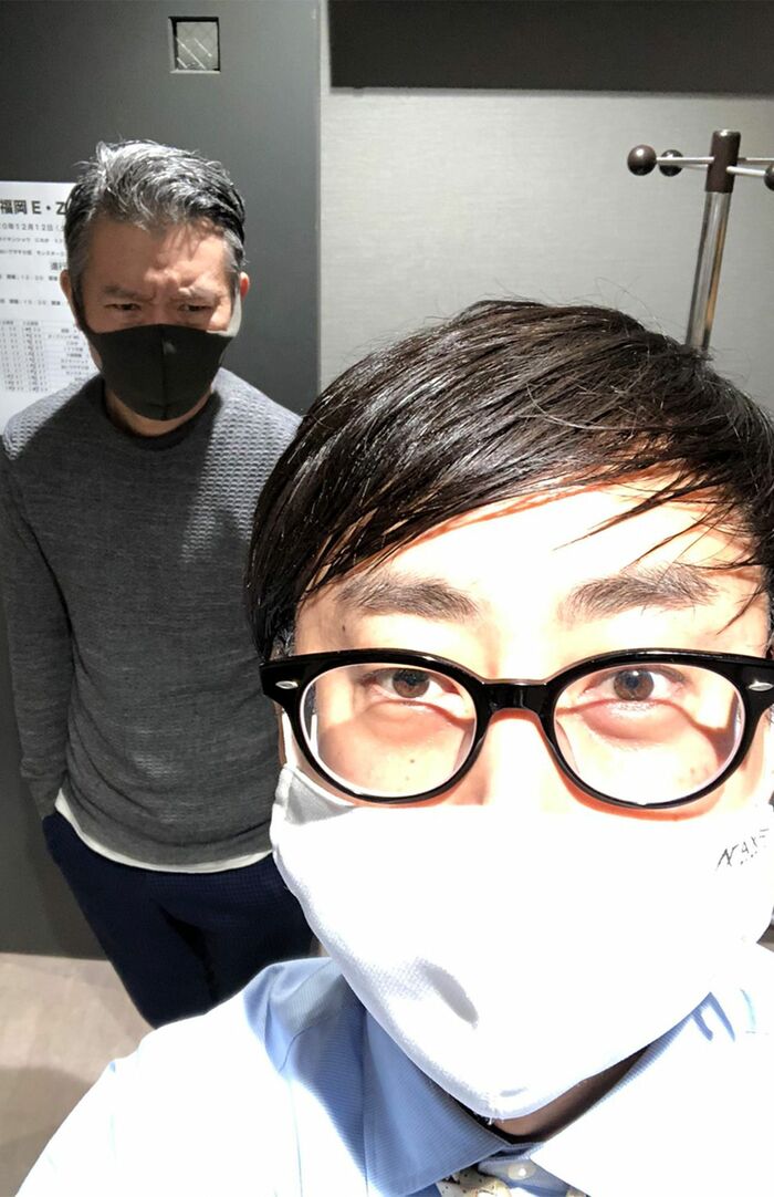 かつてコンビを組んだモンスターエンジンの西森洋一は
