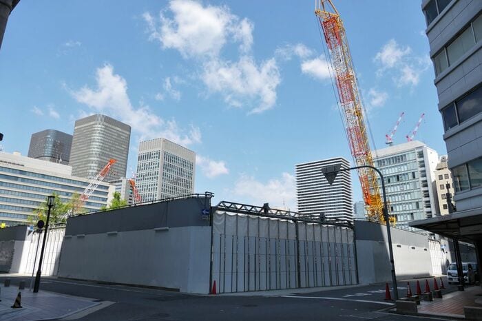 南東方面から見た東地区