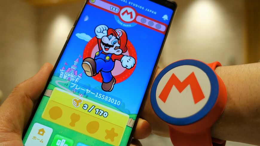 パワーアップバンドとアプリを連携させて楽しめる（記者撮影）