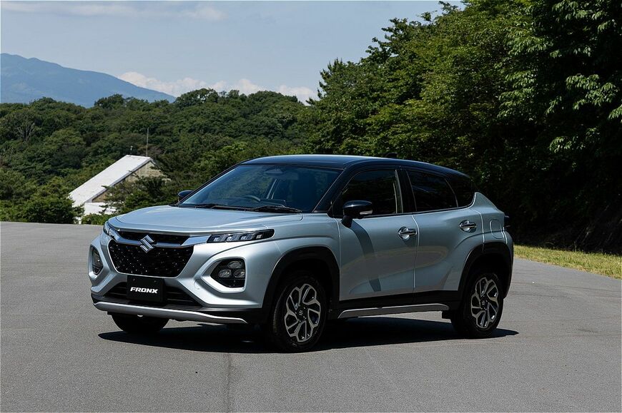 スズキ新型SUV「フロンクス（プロトタイプ）」のディテール（写真：三木宏章）