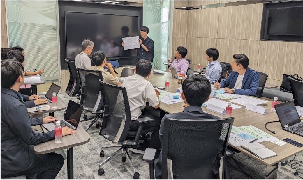 「しごとーく」の事前研修の様子