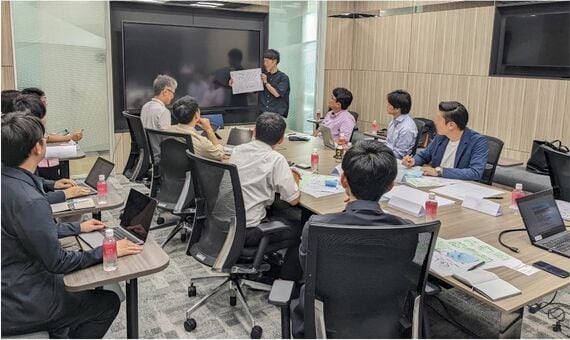 「しごとーく」の事前研修の様子