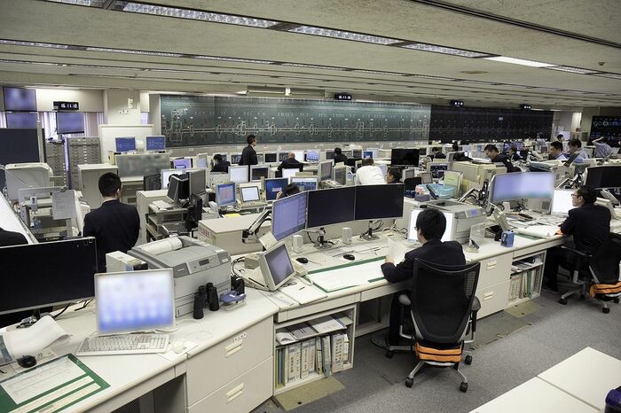 東京にある新幹線総合指令所