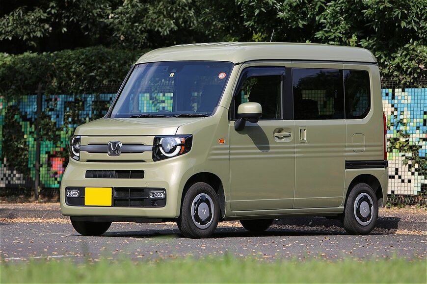 筆者が乗っている「N-VAN」（筆者撮影）