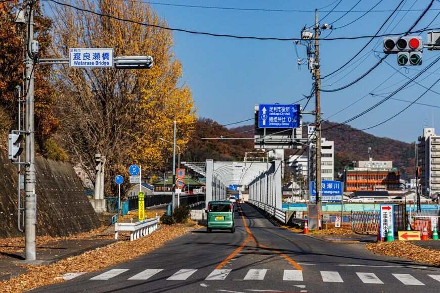 足利市の渡良瀬橋