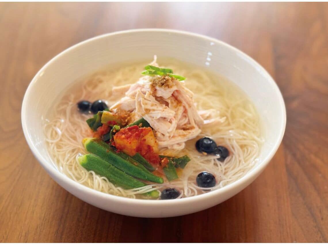 水キムチの汁の冷麺