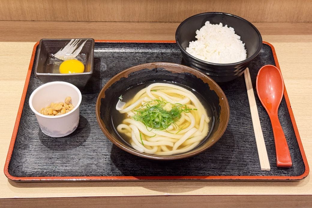 朝うどんセット
