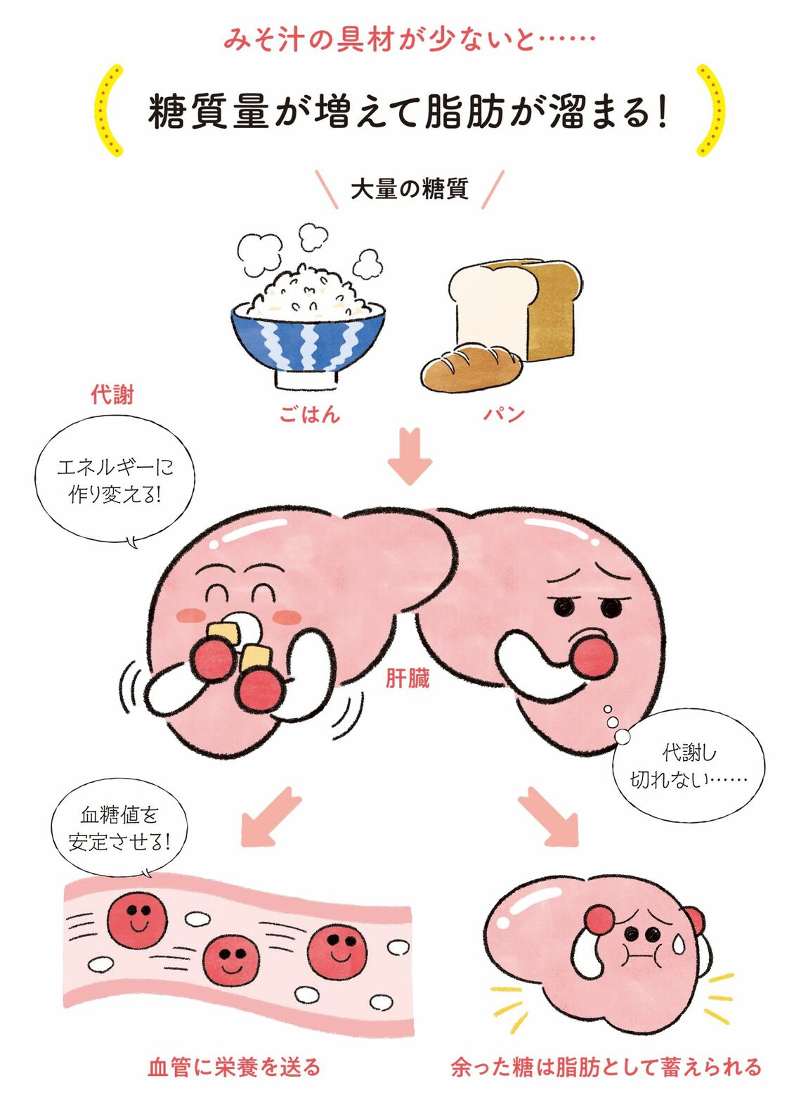 脂肪が溜まる