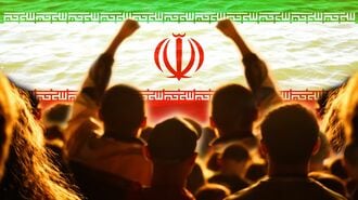 イランの抗議デモのイメージ図
