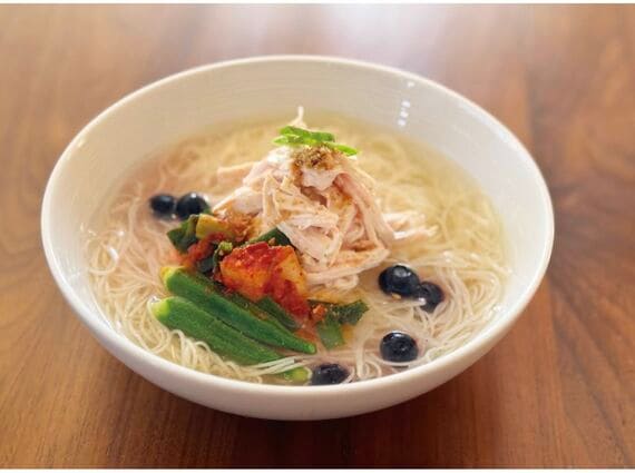 水キムチの汁の冷麺
