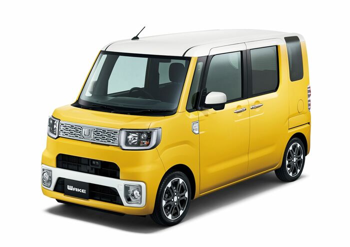 ダイハツ　ウェイク　パールホワイトIII ×フェスタイエロー