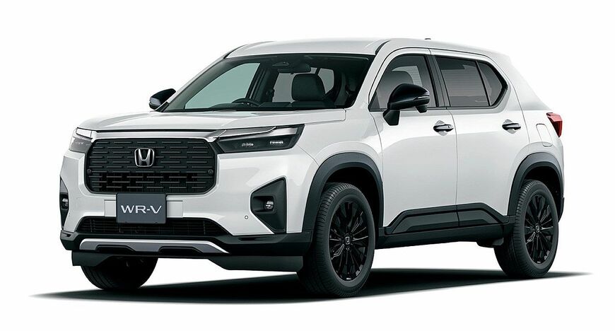 一部改良モデルのホンダ「WR-V」および特別仕様車ブラックスタイル（写真：本田技研工業）