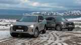 ロシア政府は中国車の輸入拡大を事実上容認していたが、2024年から引き締めに転じた。写真はロシア北極圏でテスト走行する中国製SUV（奇瑞汽車のロシア向けウェブサイトより）