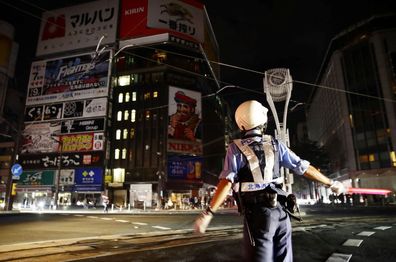 Japanese homes engulfed in landslide after powerful quake hits Hokkaido