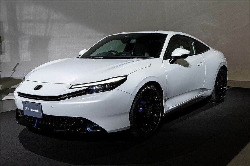 ホンダの新型「プレリュード」（写真：三木 宏章）