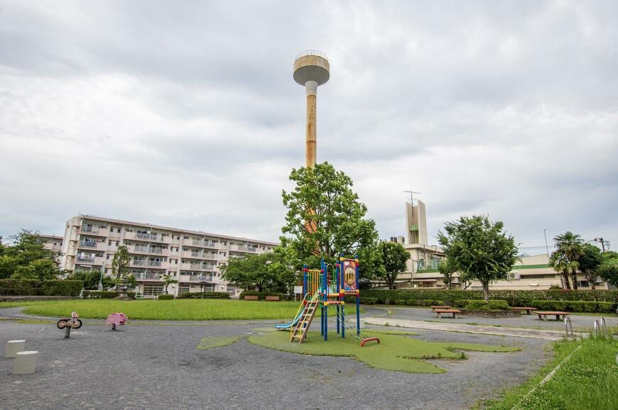 移転先の住棟建設予定地だった公園