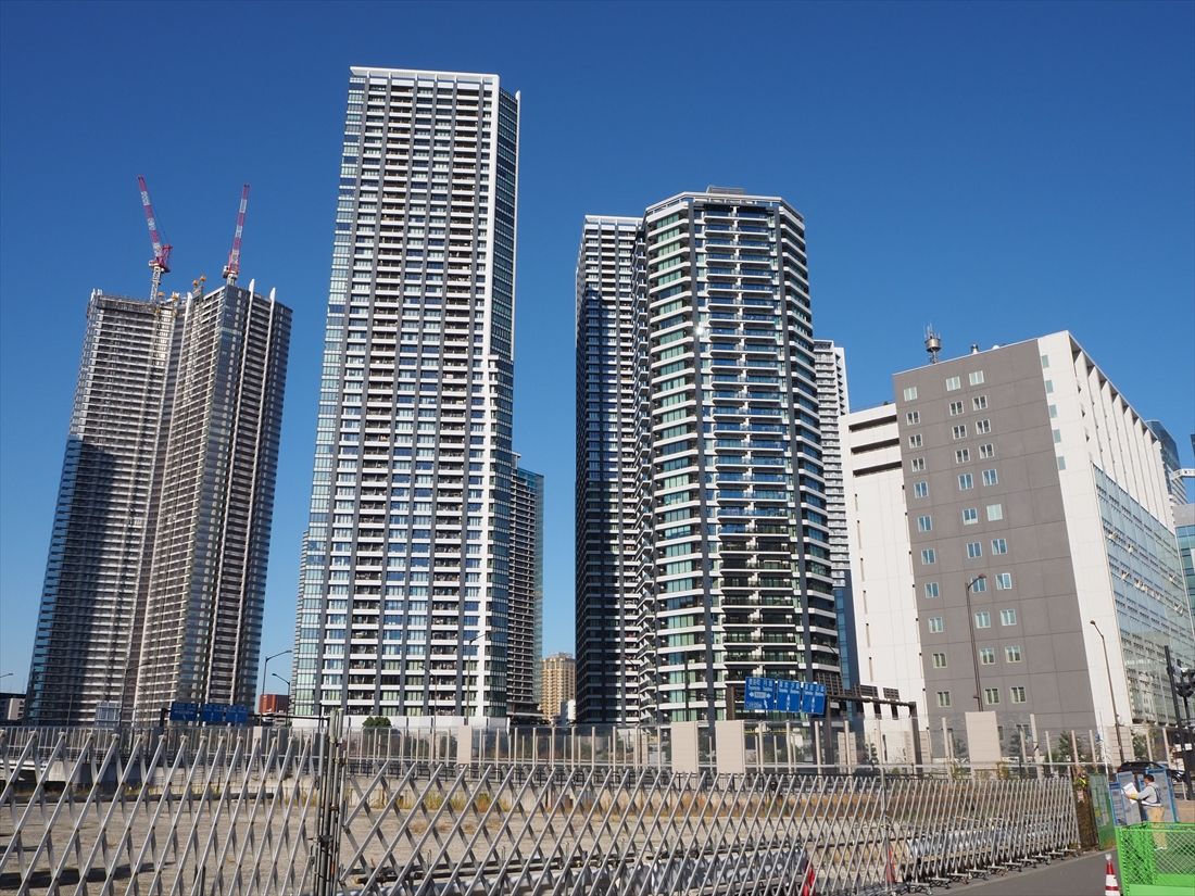 タワーマンションが立ち並ぶ東京臨海部