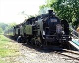 留萌本線の「SLすずらん号」が終点の増毛に到着。この駅も2016年の増毛―留萌間廃線で消えた（撮影：南正時）