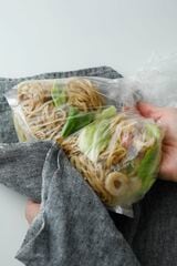 アイラップに入れて混ぜる