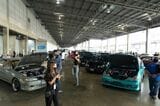 バンコク・インターナショナル・オートサロン2022の会場内（筆者撮影）