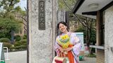 同志社大学の卒業式のまみさん（写真：まみさん提供）