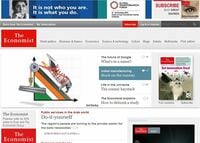 英ピアソン､エコノミスト株50％を売却へ 4.69億ポンド(7億3060万ドル)で売却