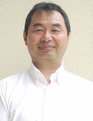 伊那市立伊那西小学校 校長 有賀 大氏。伊那市小中学校情報委員会委員長、専門は中学校技術・家庭科