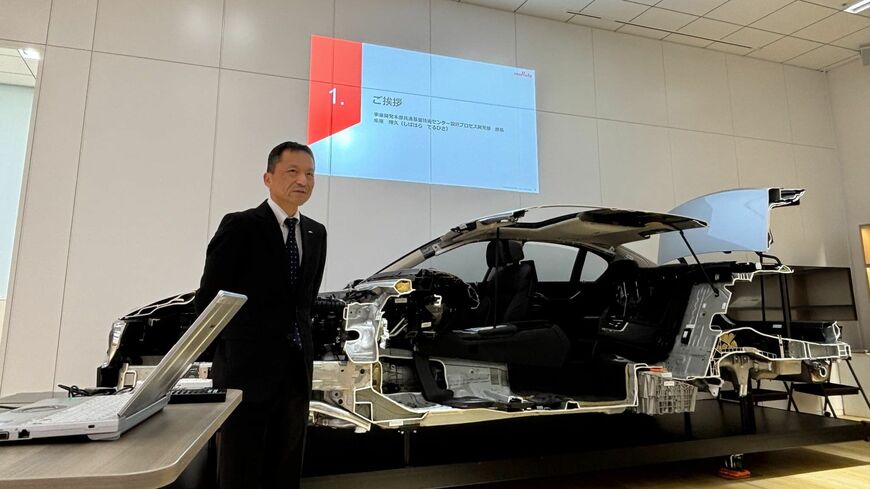 村田製作所は横浜の体験型施設をリニューアルし、車載技術をアピールしている（記者撮影）