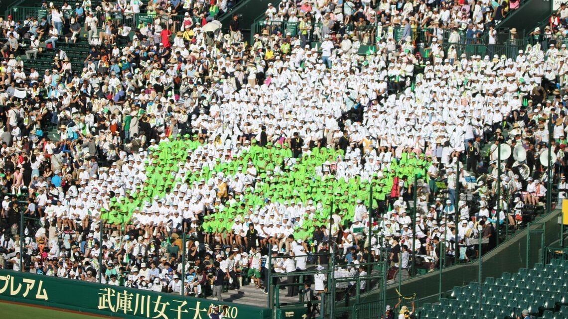 2021年夏の米子東（写真：筆者撮影）