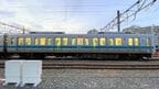 幅広のドアが並ぶ1000形ワイドドア車の側面