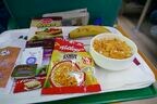 一等車では食事のサービスがあり、運賃に含まれている