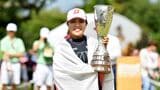 アムンディ・エビアン選手権で、日本女子4人目のメジャー優勝を飾った古江彩佳。彼女が使っているシャフトもフジクラだ（写真：Valerio Pennicino／Getty Images）