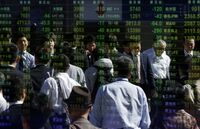 日経平均は205円安、終値1万4532円 日銀黒田総裁の増税発言で下げ転換