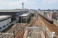 大阪メトロ堺筋線｢飛び地｣にある車両基地の内側