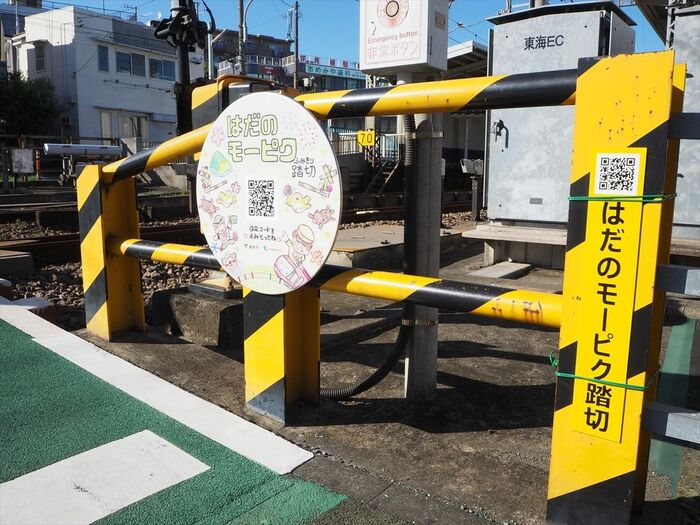 看板には愛称の「はだのモーピク」へリンクする