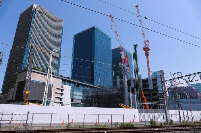 一番左のビルにはインターコンチネンタルホテルが