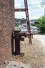 当時のバルブがいまも残る。給水塔の中も覗けるのでぜひ見てほしい（筆者撮影）