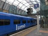 イギリスの格安高速列車「Lumo」（筆者撮影）