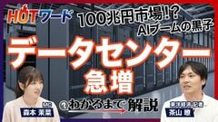 【1兆ドル規模の市場へ】勢力図は？／NTTが世界シェア3位／秋田を含む地方分散も？／もうけの仕…