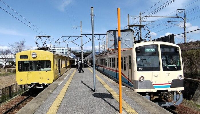 近江鉄道は西武鉄道の中古車を改造して使用。1960
