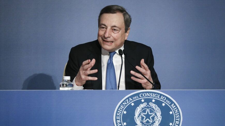 ECB総裁時代にはその手腕から「スーパー・マリオ」と呼ばれたドラギ首相（写真:Bloomberg）