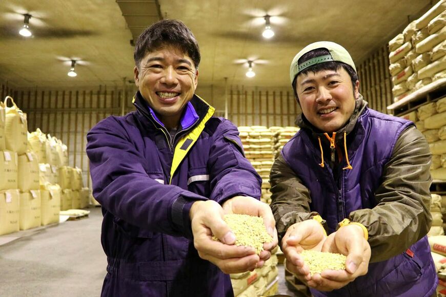 あきたこまちを取引している大潟村の生産者さん