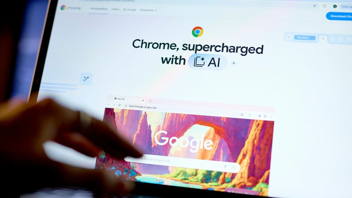 デスクトップ版Chromeブラウザー(写真:© 2024 Bloomberg Finance LP)