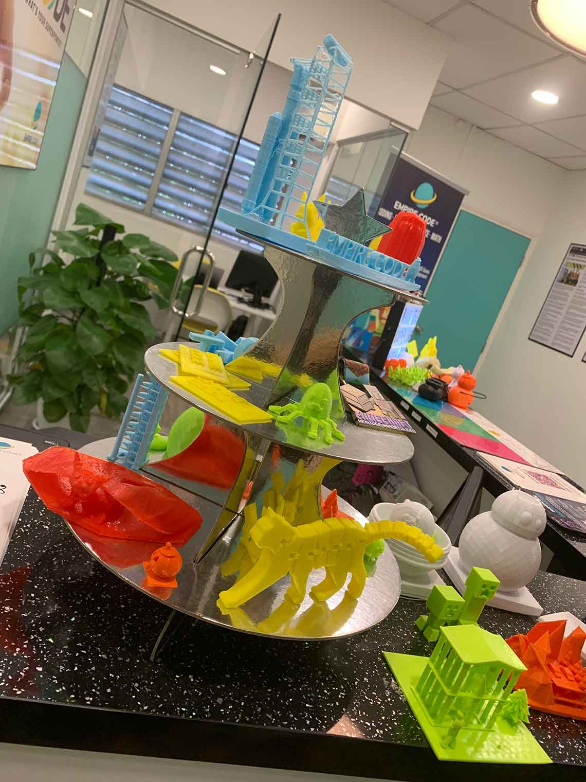 プログラミング教室では3Dプリンティングも体験できる（写真：花輪氏提供）